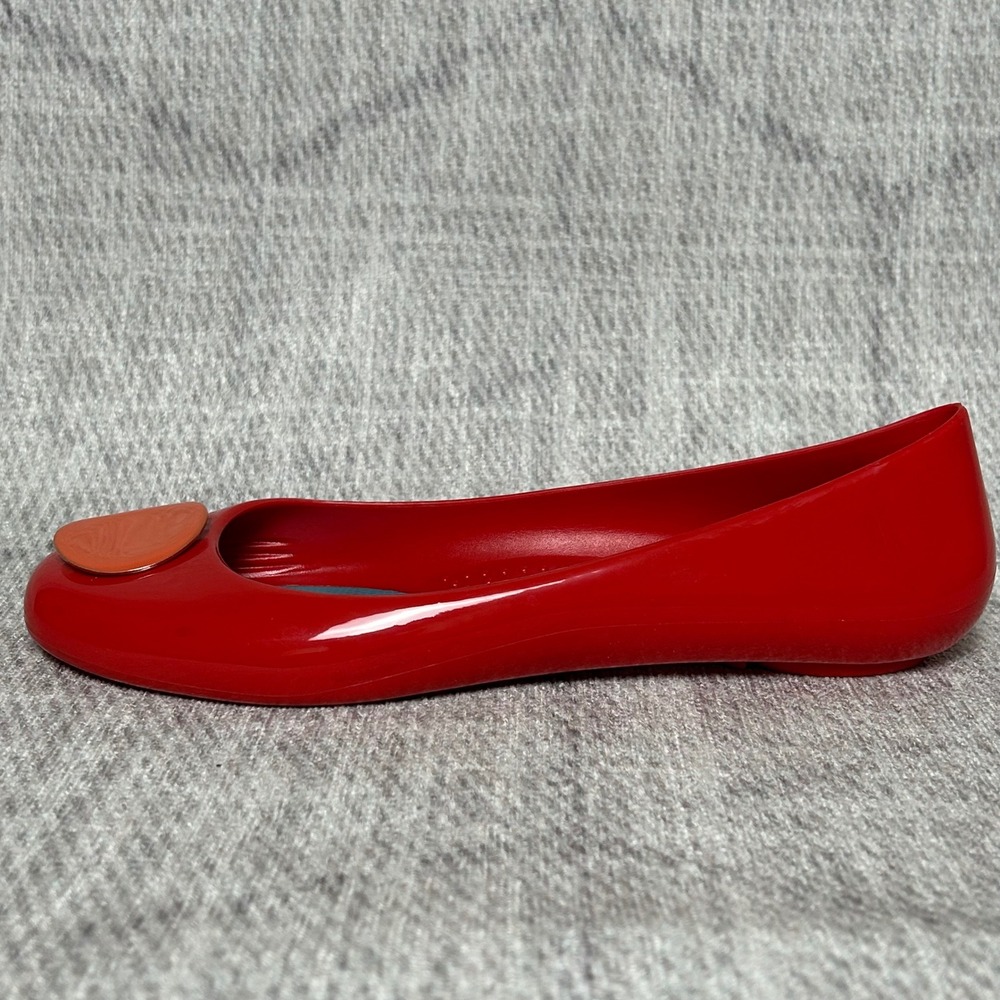 Oka-B Red Orange Eco Friendly Ballet Flats Comfort Shoes US 7.5-8 EU 38 - Picture 4 of 8